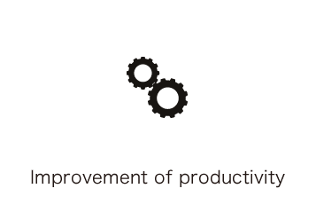 Improvement of productivity